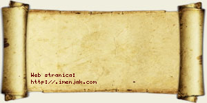 Negovanka Vilimonović vizit kartica